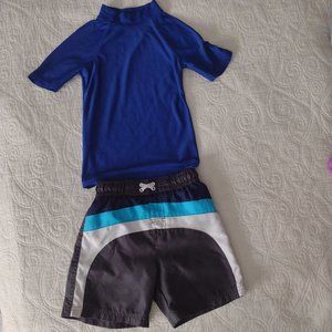Circo Swim Shirt and Shorts Toddler Boy 3T